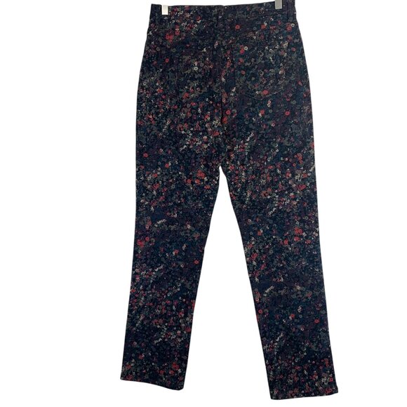 Gloria Vanderbilt Floral High Rise Jeans AMANDA pants  - Multicolor size 6 - Picture 3 of 13